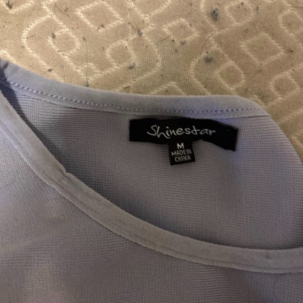 Shinestar Soft Gray Blouse